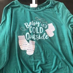 Long sleeve maternity sweater 2X